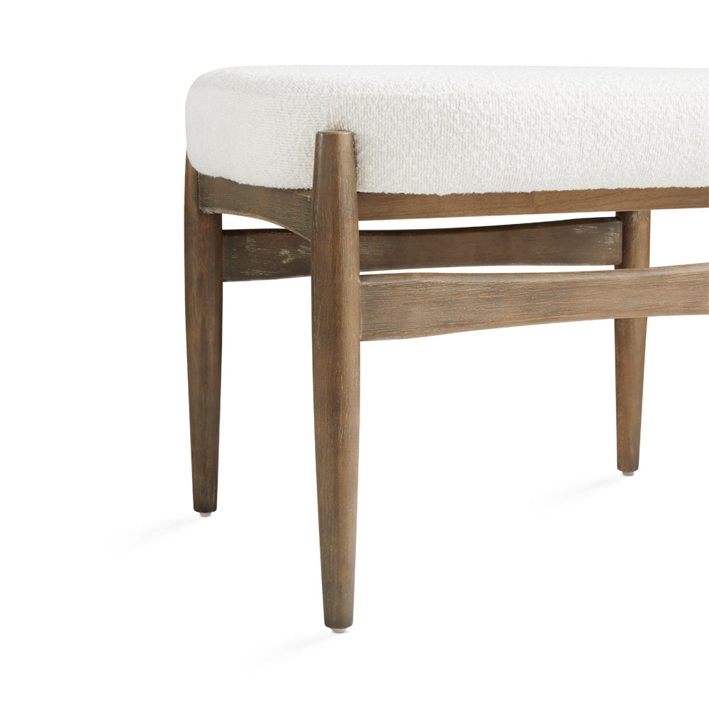 Pouf Salina Boucle Blanc