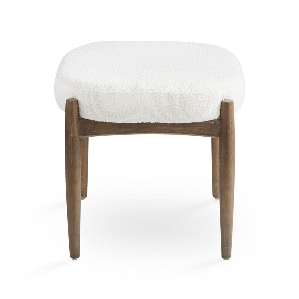 Pouf Salina Boucle Blanc