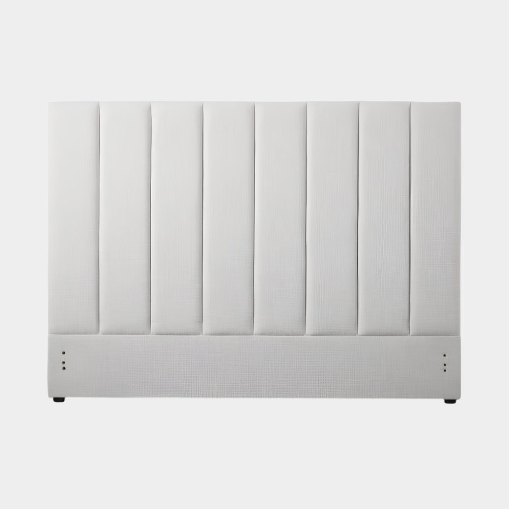 Channel Headboard: Light Grey