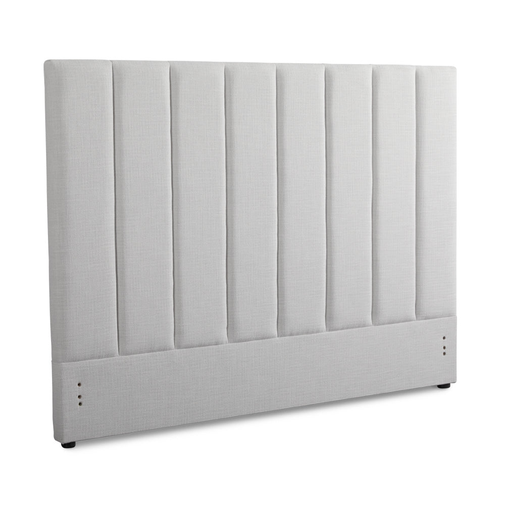 Channel Headboard: Light Grey