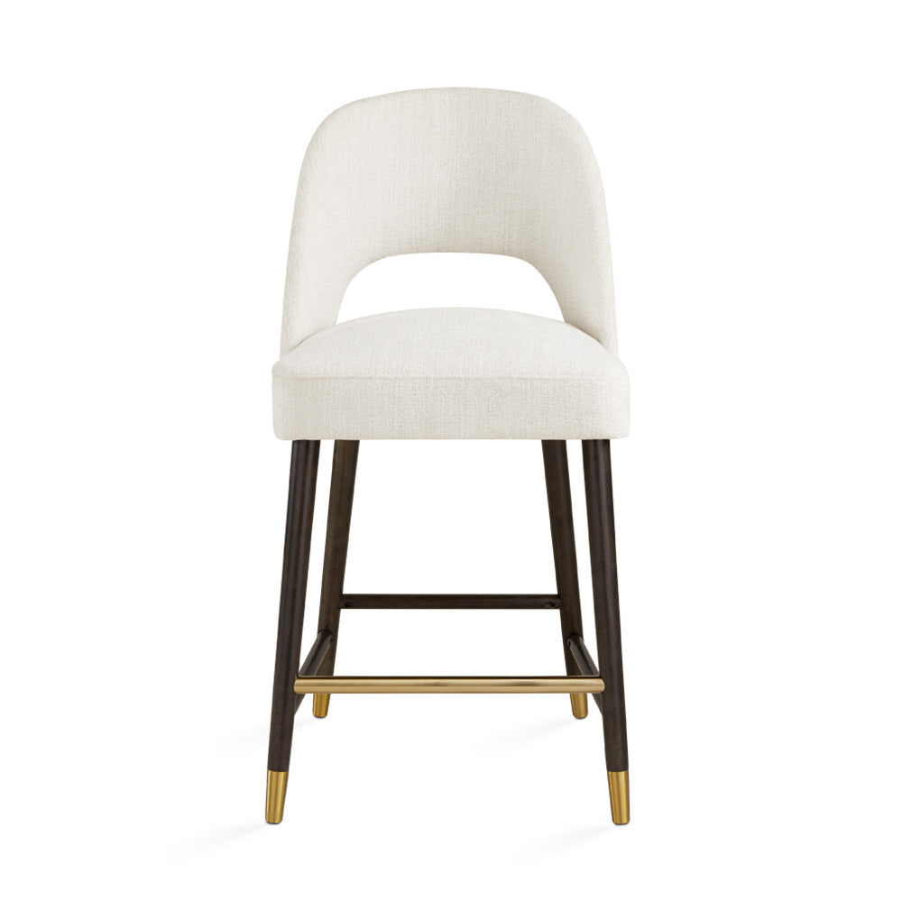Abigail Counter Chair: Walnut Finish