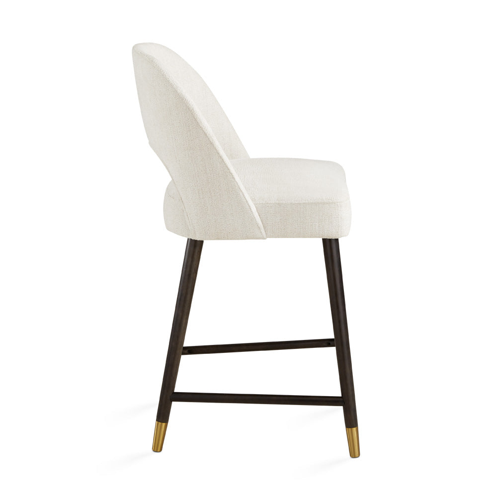 Abigail Counter Chair: Walnut Finish