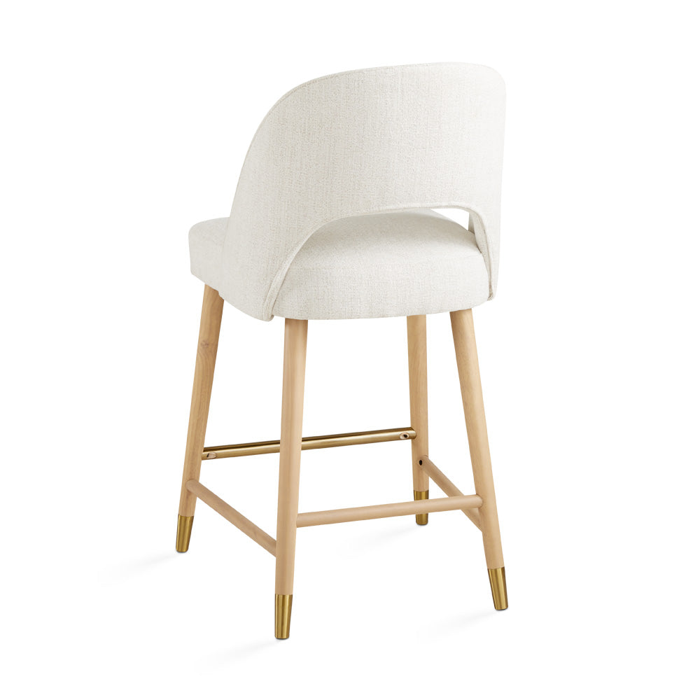 Abigail Counter Chair: Oak Finish