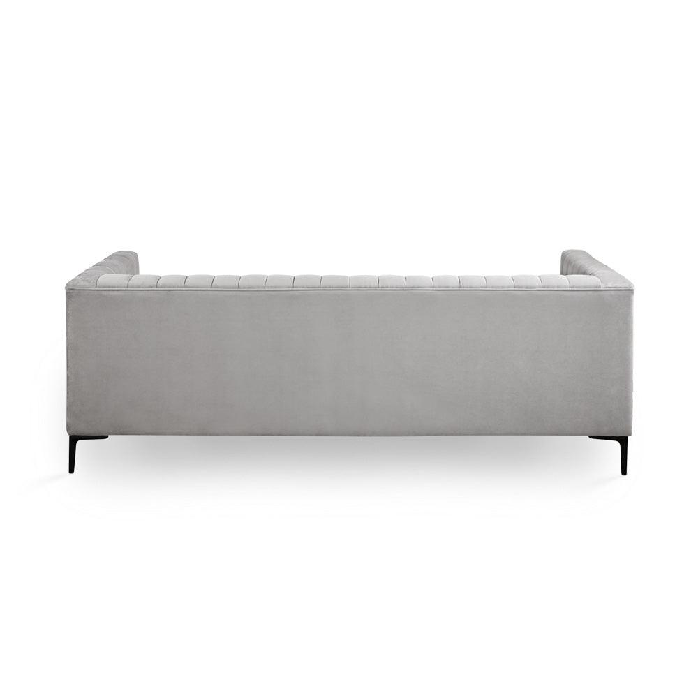 Florian Sofa: Grey Velvet