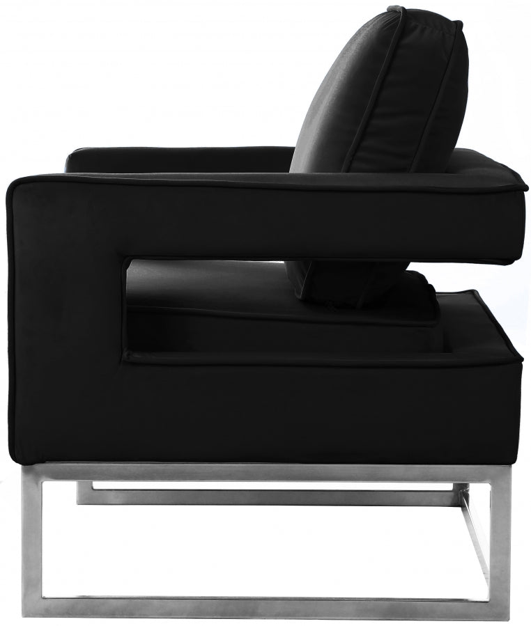 Fauteuil d'appoint rembourré en chenille Vivi