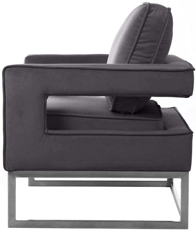 Fauteuil d'appoint rembourré en chenille Vivi