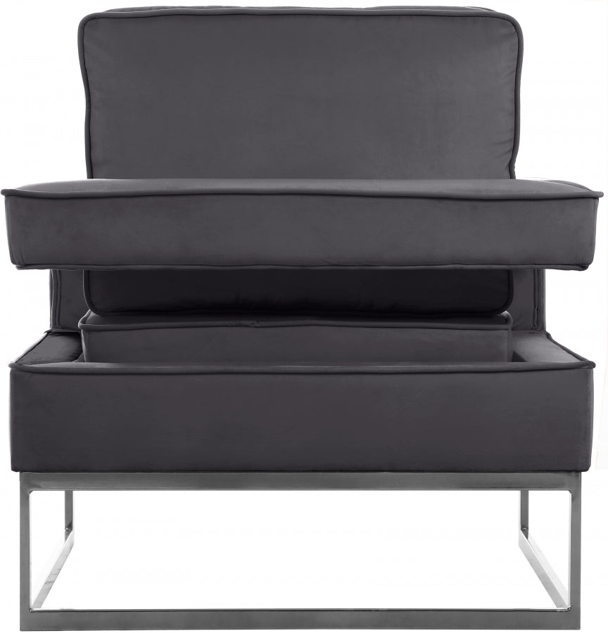 Fauteuil d'appoint rembourré en chenille Vivi