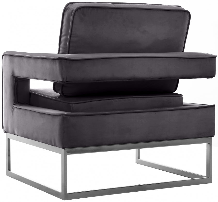 Fauteuil d'appoint rembourré en chenille Vivi