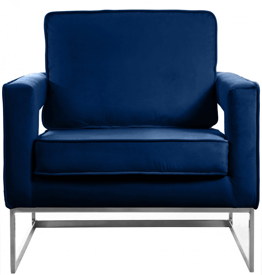 Fauteuil d'appoint rembourré en chenille Vivi