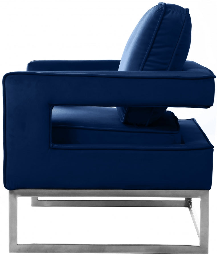Fauteuil d'appoint rembourré en chenille Vivi