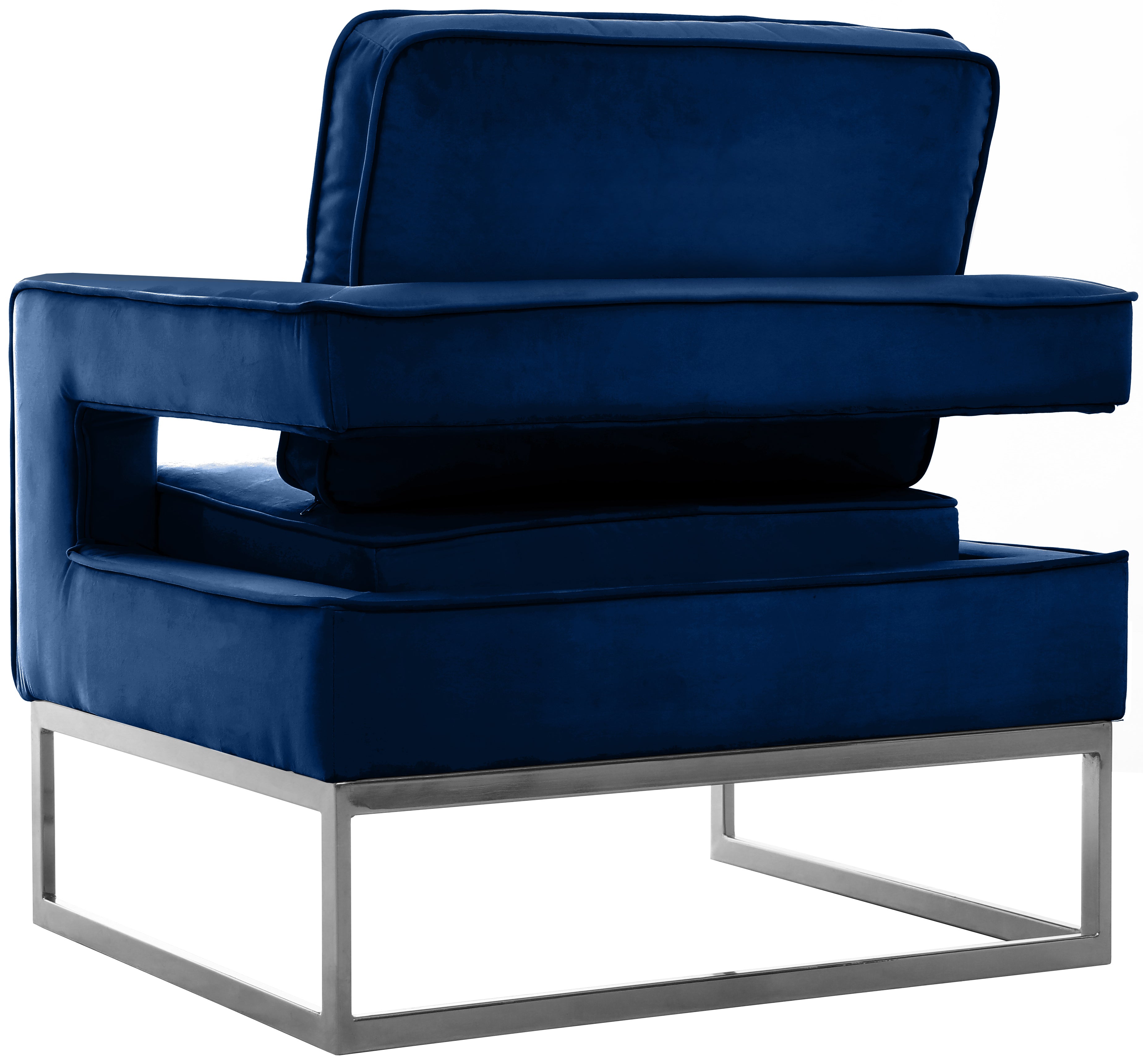 Fauteuil d'appoint rembourré en chenille Vivi