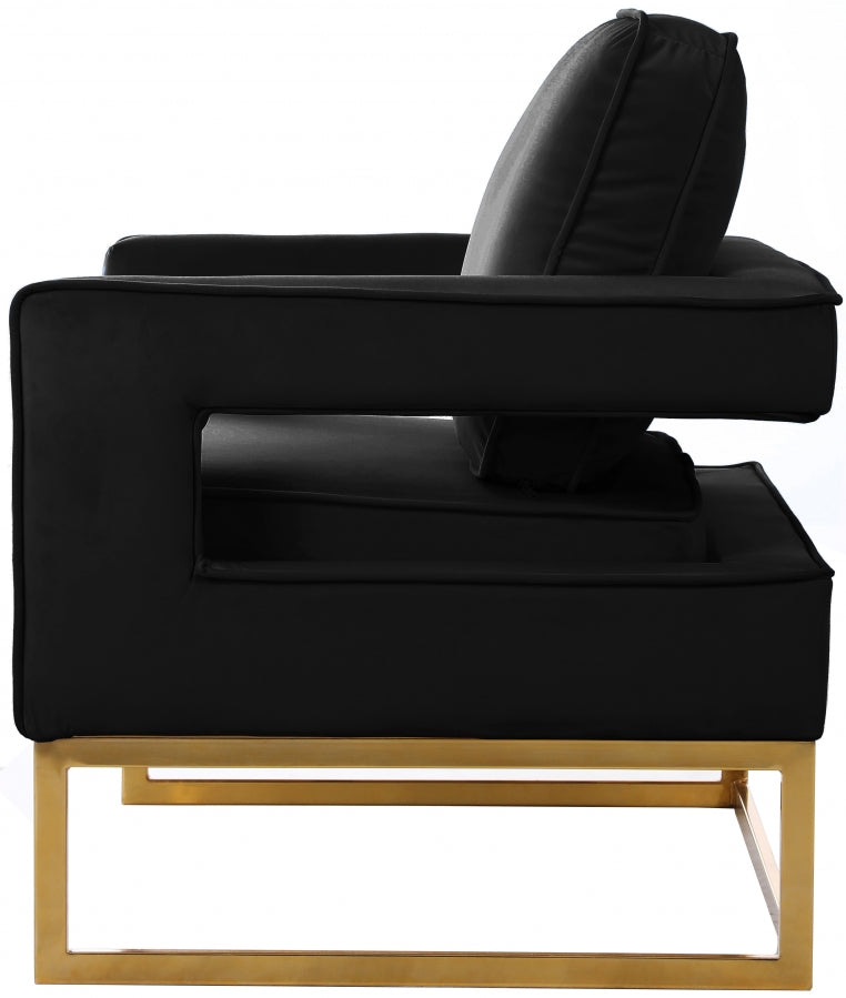 Fauteuil d'appoint rembourré en chenille Vivi