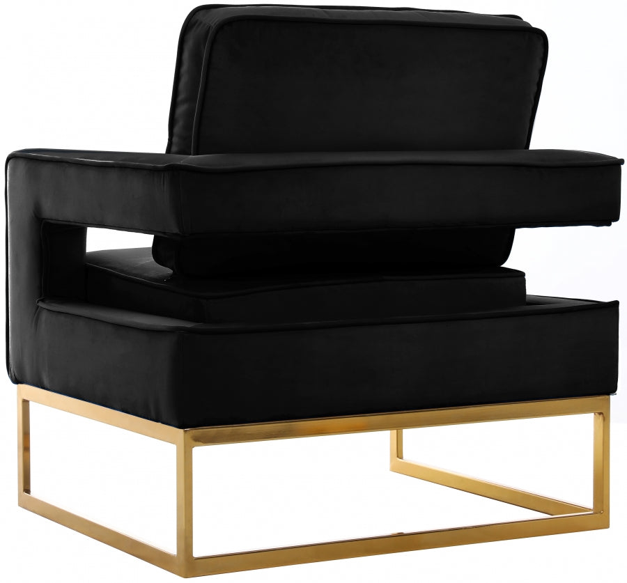 Fauteuil d'appoint rembourré en chenille Vivi