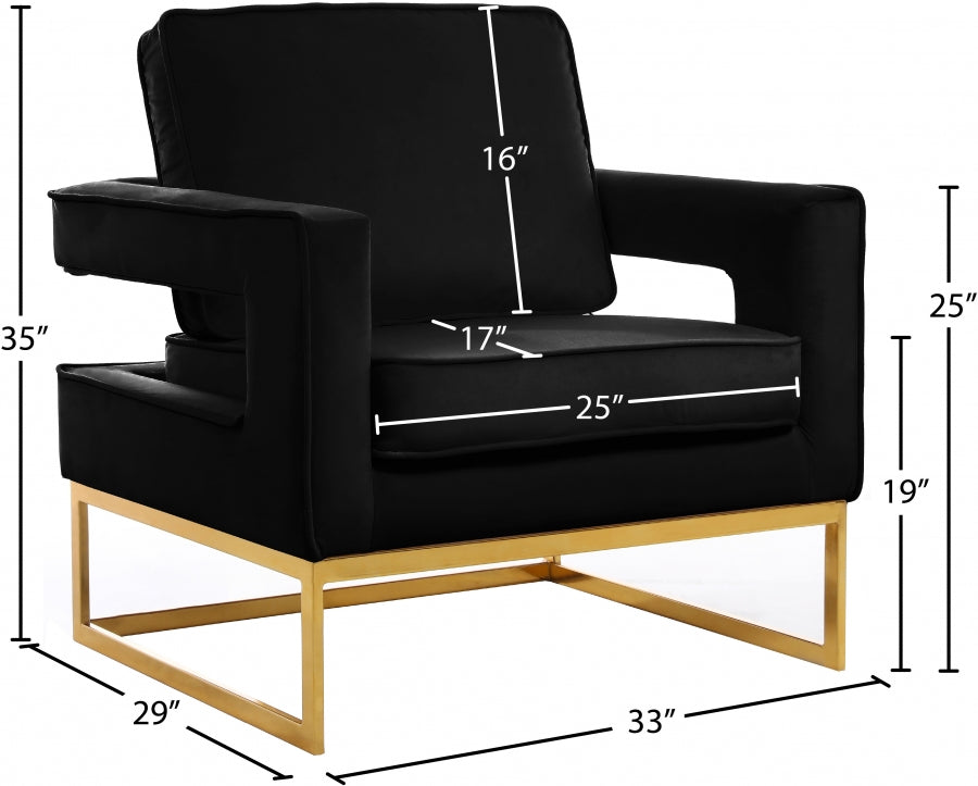 Fauteuil d'appoint rembourré en chenille Vivi