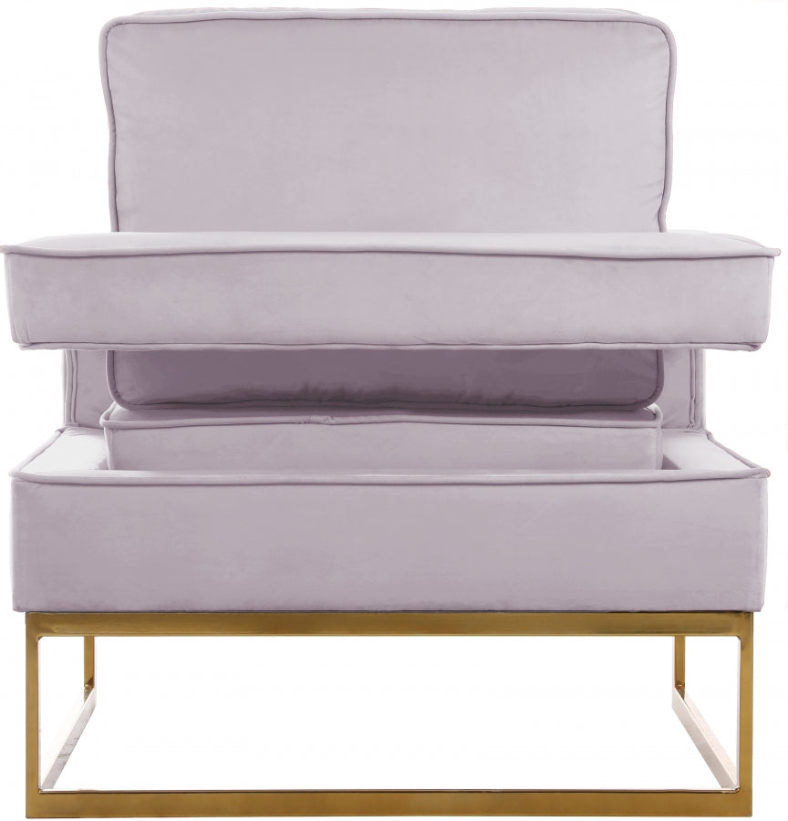 Fauteuil d'appoint rembourré en chenille Vivi