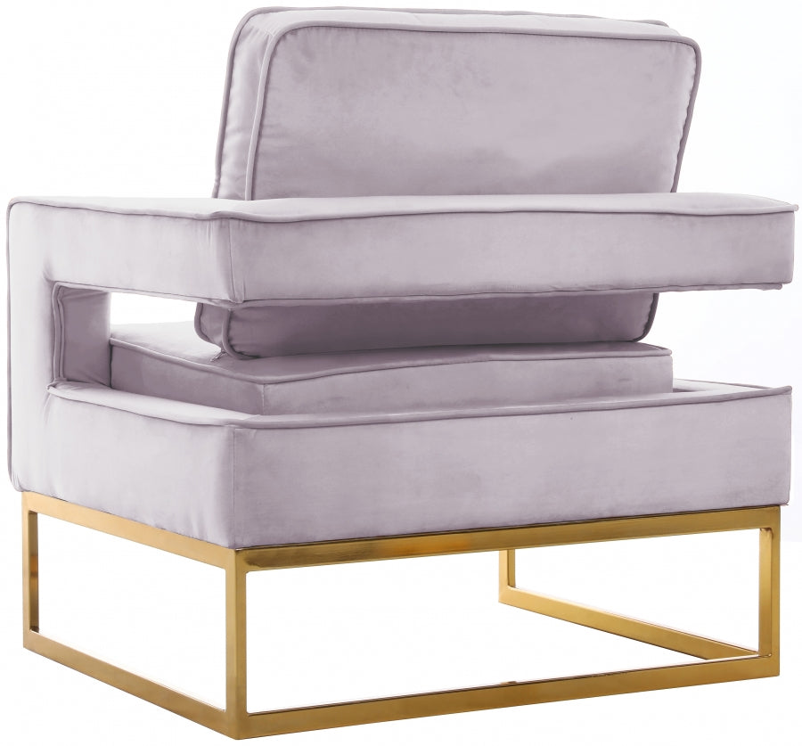 Fauteuil d'appoint rembourré en chenille Vivi