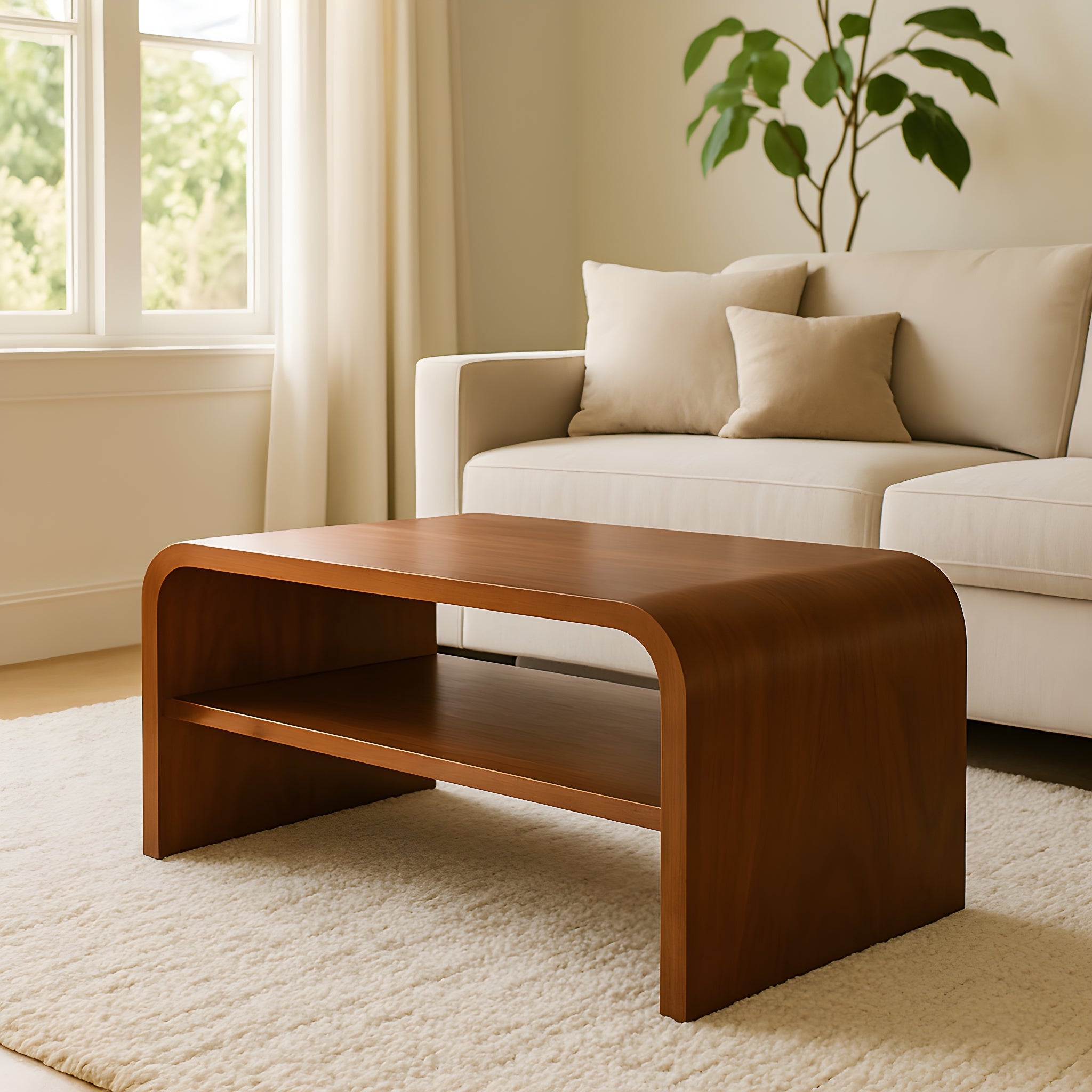 Jeffrey Coffee Table (Walnut)