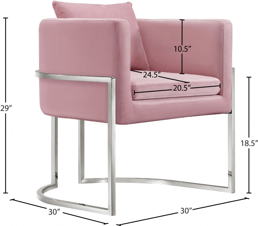 Fauteuil d'appoint rembourré en chenille Vivi