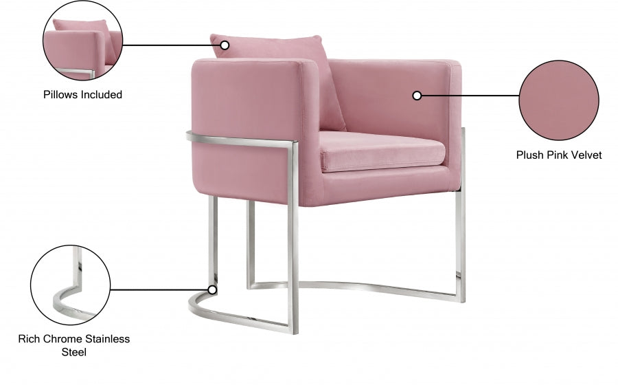 Fauteuil d'appoint rembourré en chenille Vivi