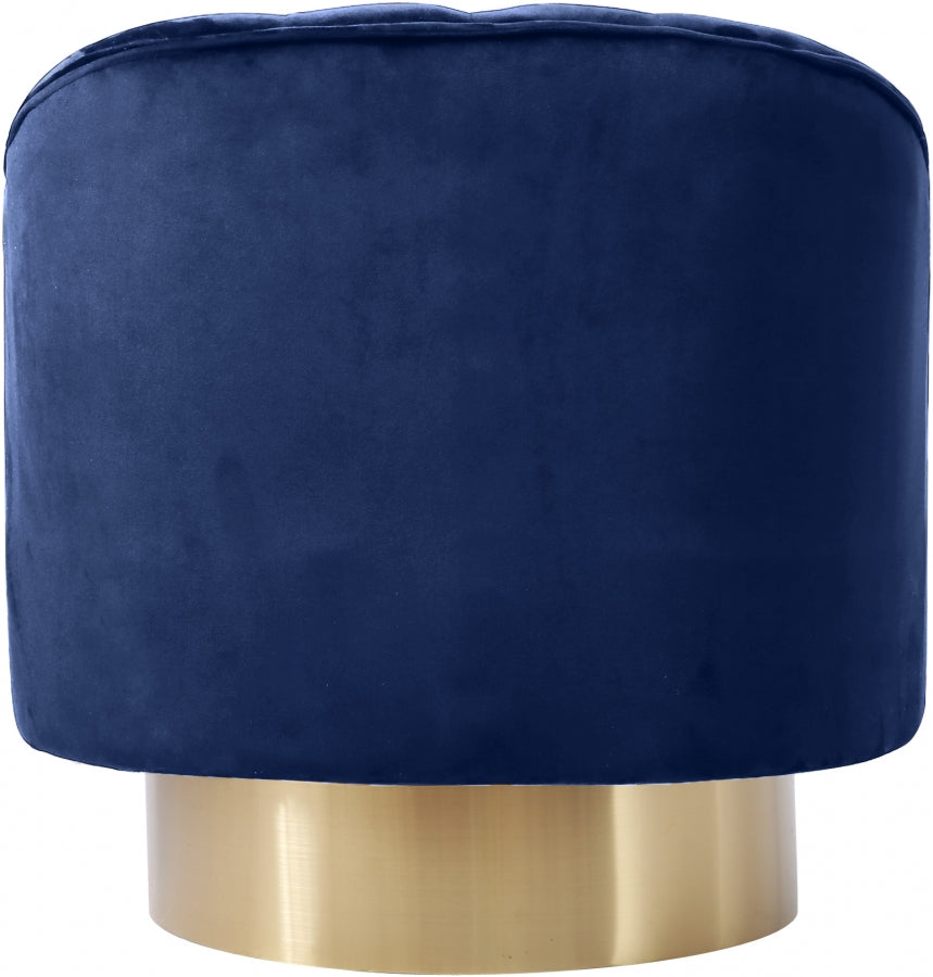 Farrah Velvet Upholstered Swivel Accent Chair