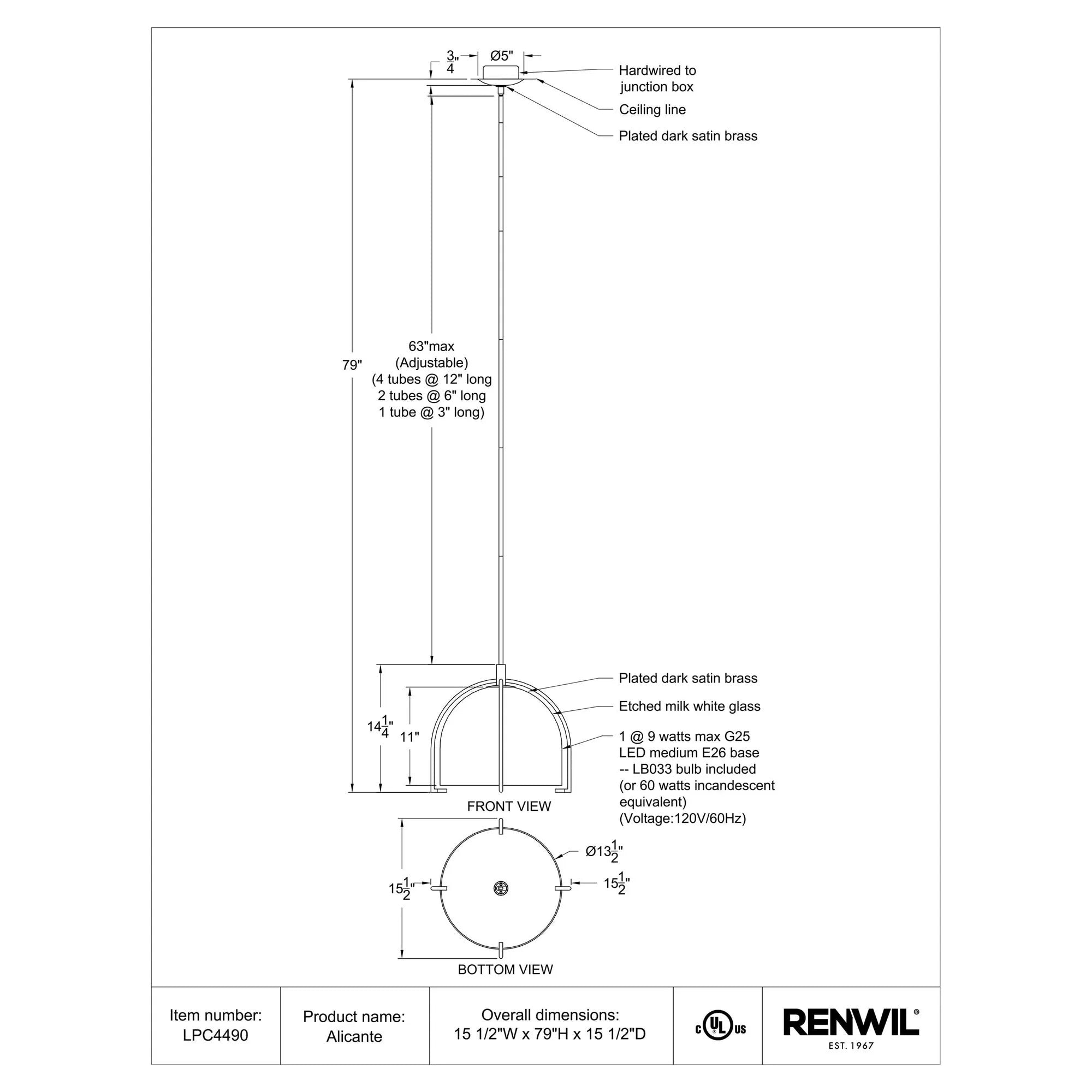 Alicante Pendant Lamp