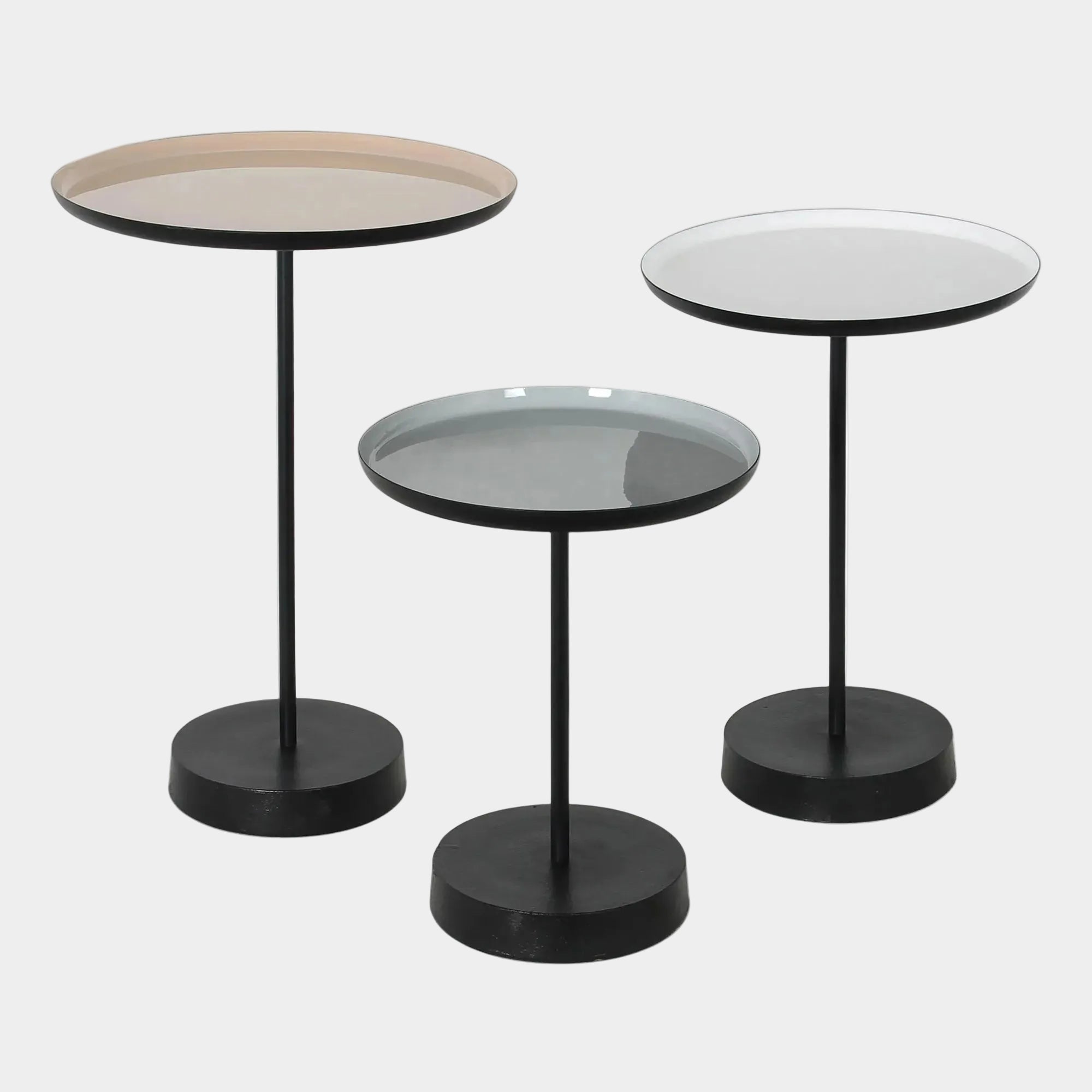 Stepping Stone Side & End Table Set of three