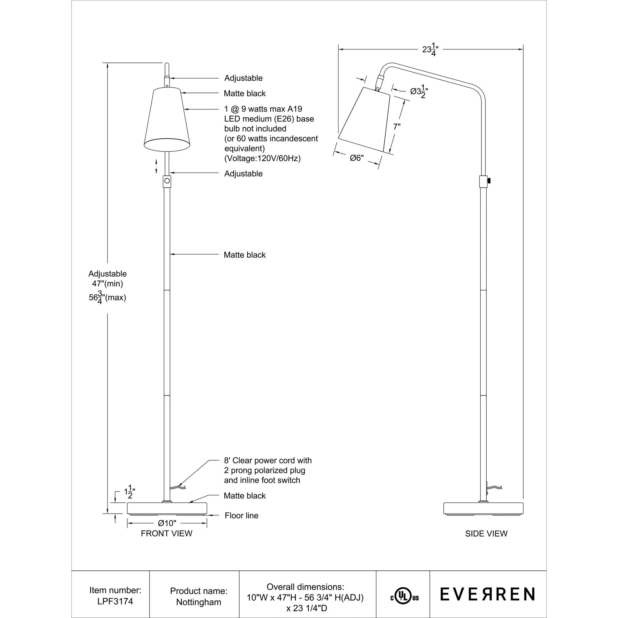 Nottingham Floor Lamp