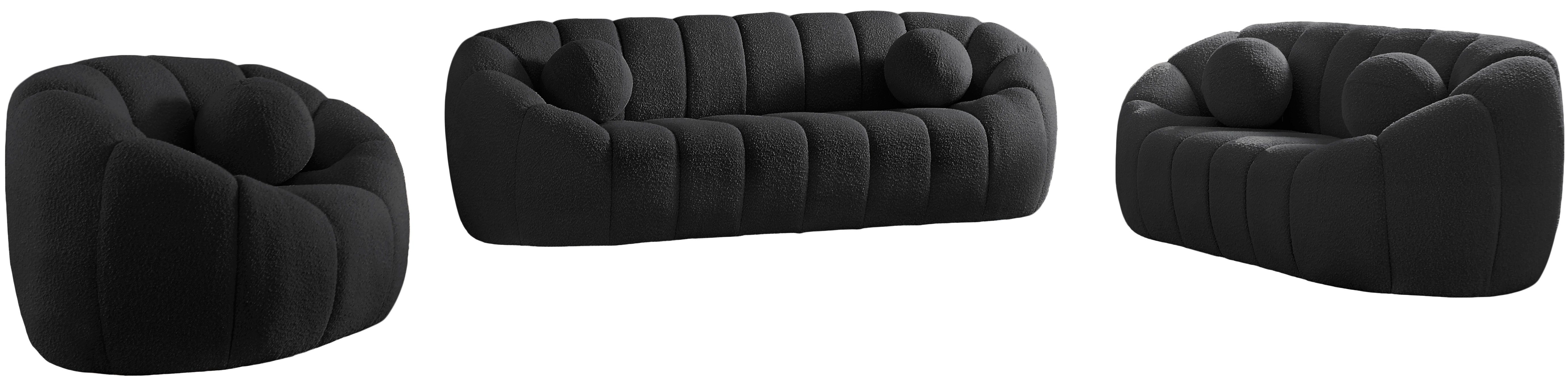 Fauteuil d'appoint rembourré en chenille Vivi