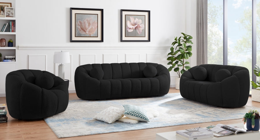 Fauteuil d'appoint rembourré en chenille Vivi