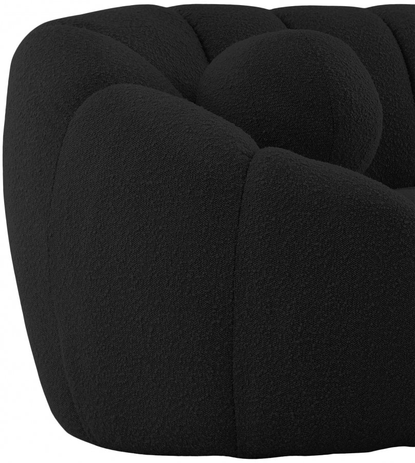 Fauteuil d'appoint rembourré en chenille Vivi