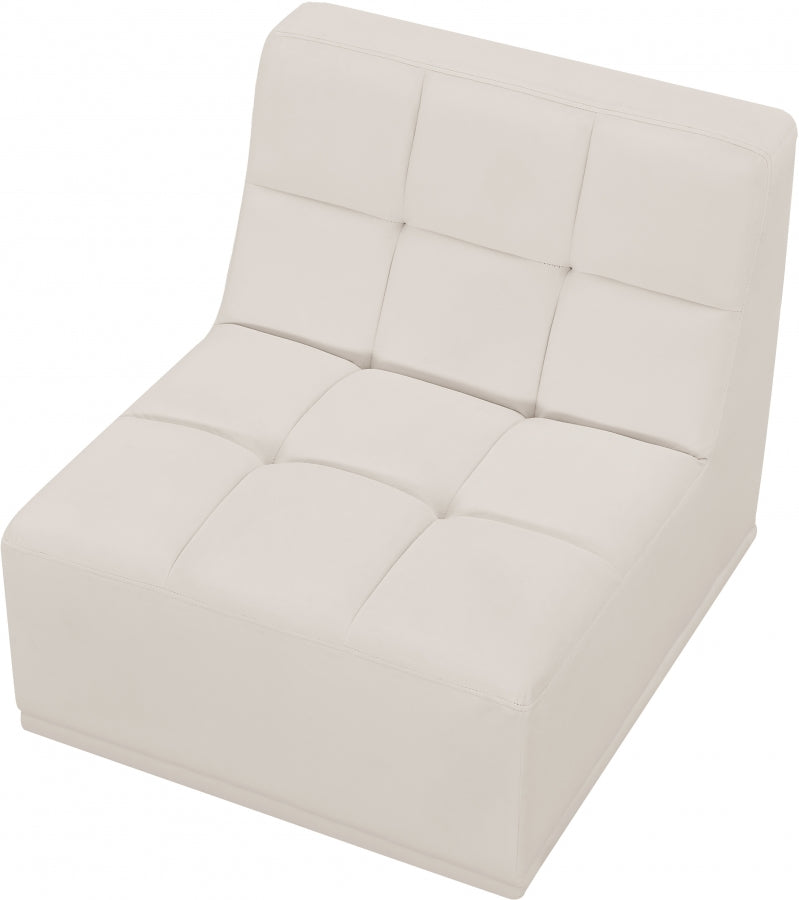 Fauteuil d'appoint rembourré en chenille Vivi