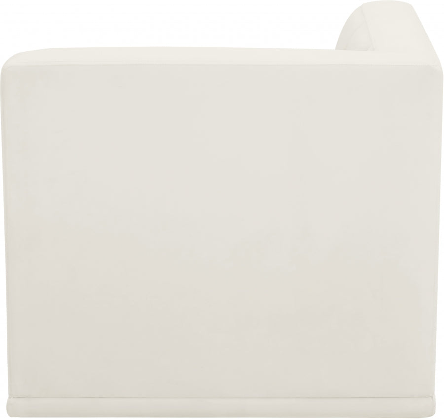Fauteuil d'appoint rembourré en chenille Vivi