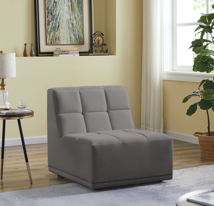 Fauteuil d'appoint rembourré en chenille Vivi