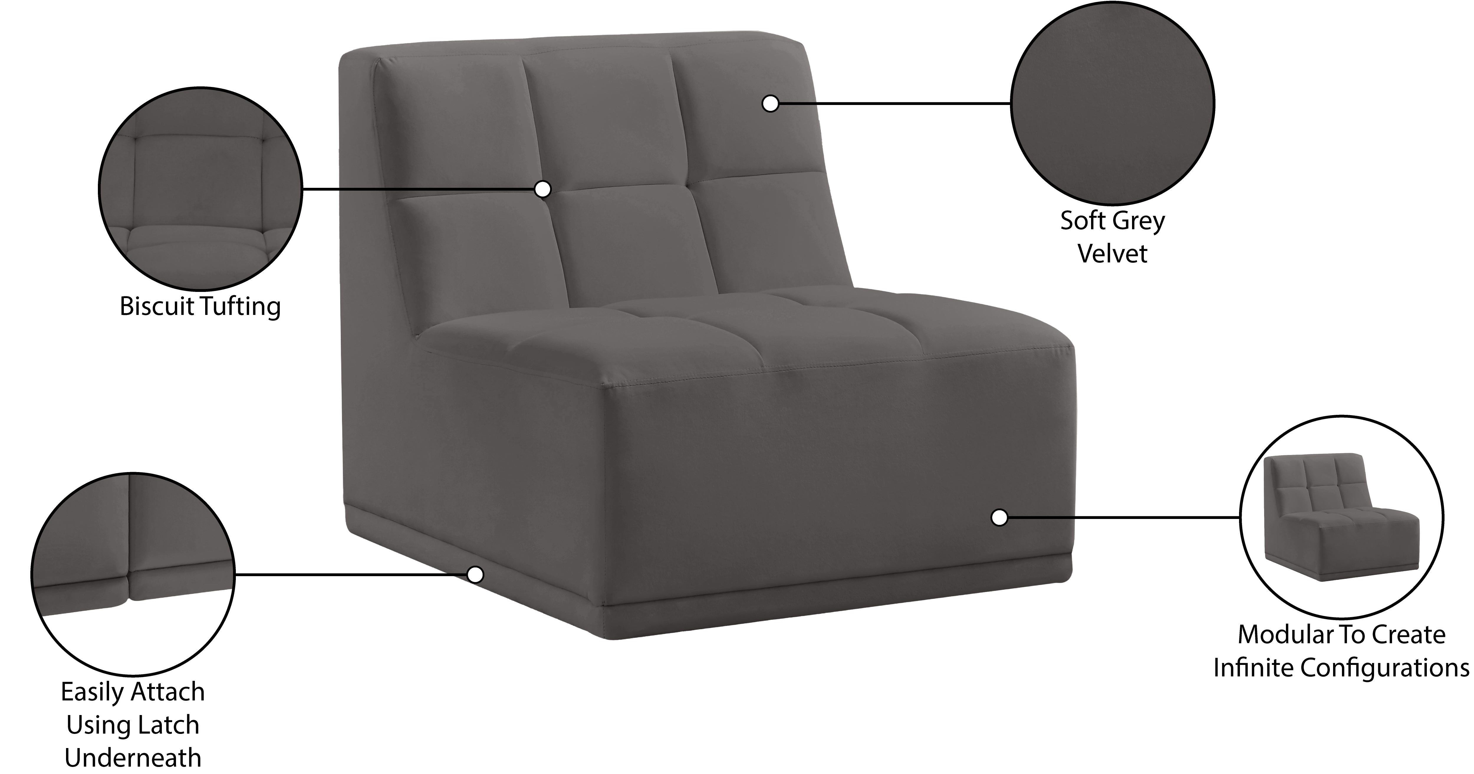 Fauteuil d'appoint rembourré en chenille Vivi