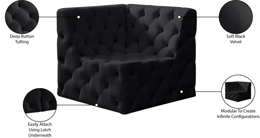 Fauteuil d'appoint rembourré en chenille Vivi