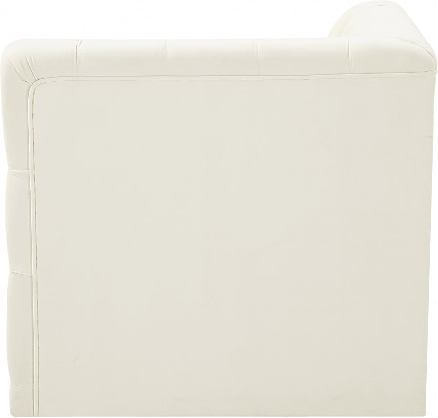 Fauteuil d'appoint rembourré en chenille Vivi