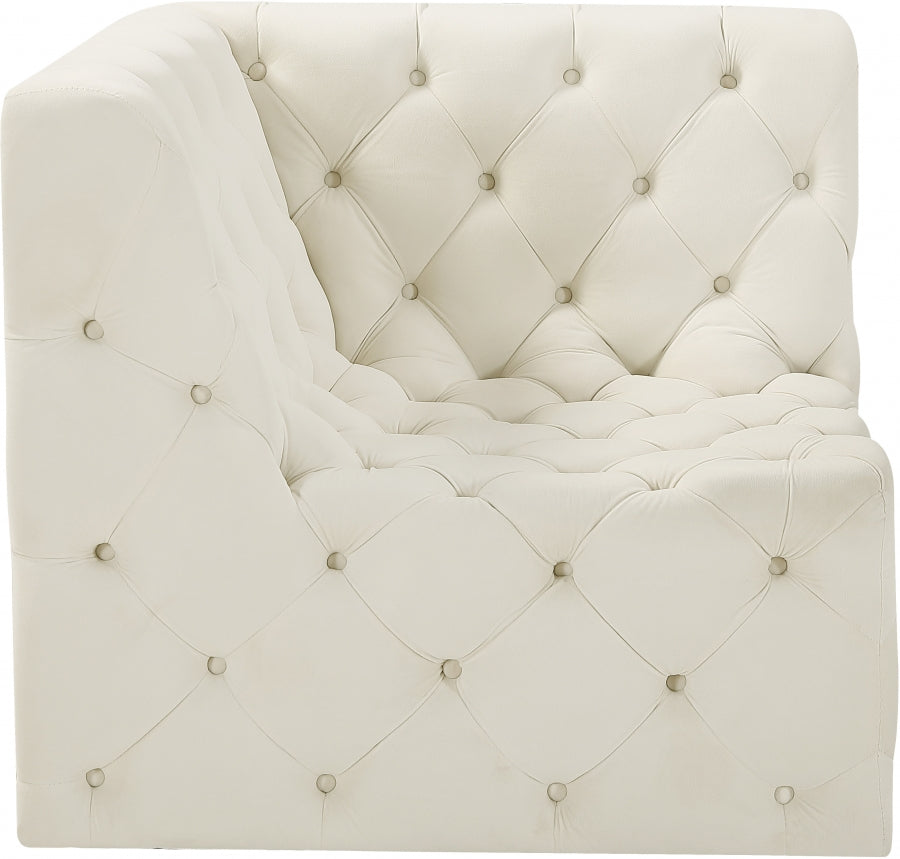 Fauteuil d'appoint rembourré en chenille Vivi