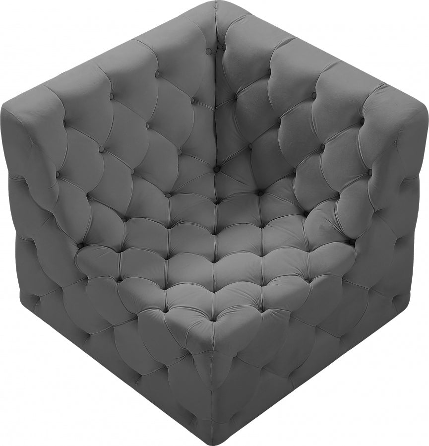 Fauteuil d'appoint rembourré en chenille Vivi