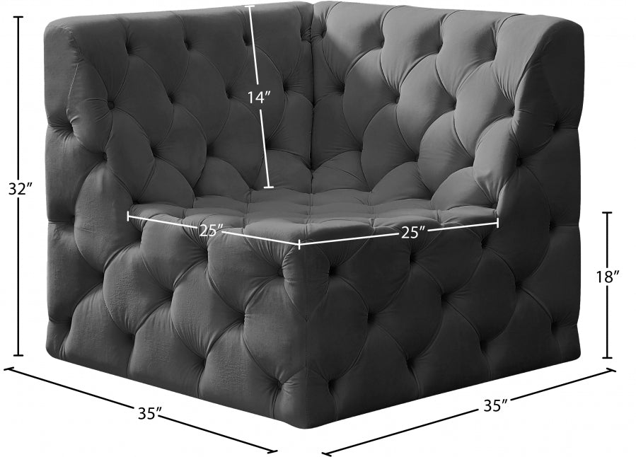 Fauteuil d'appoint rembourré en chenille Vivi