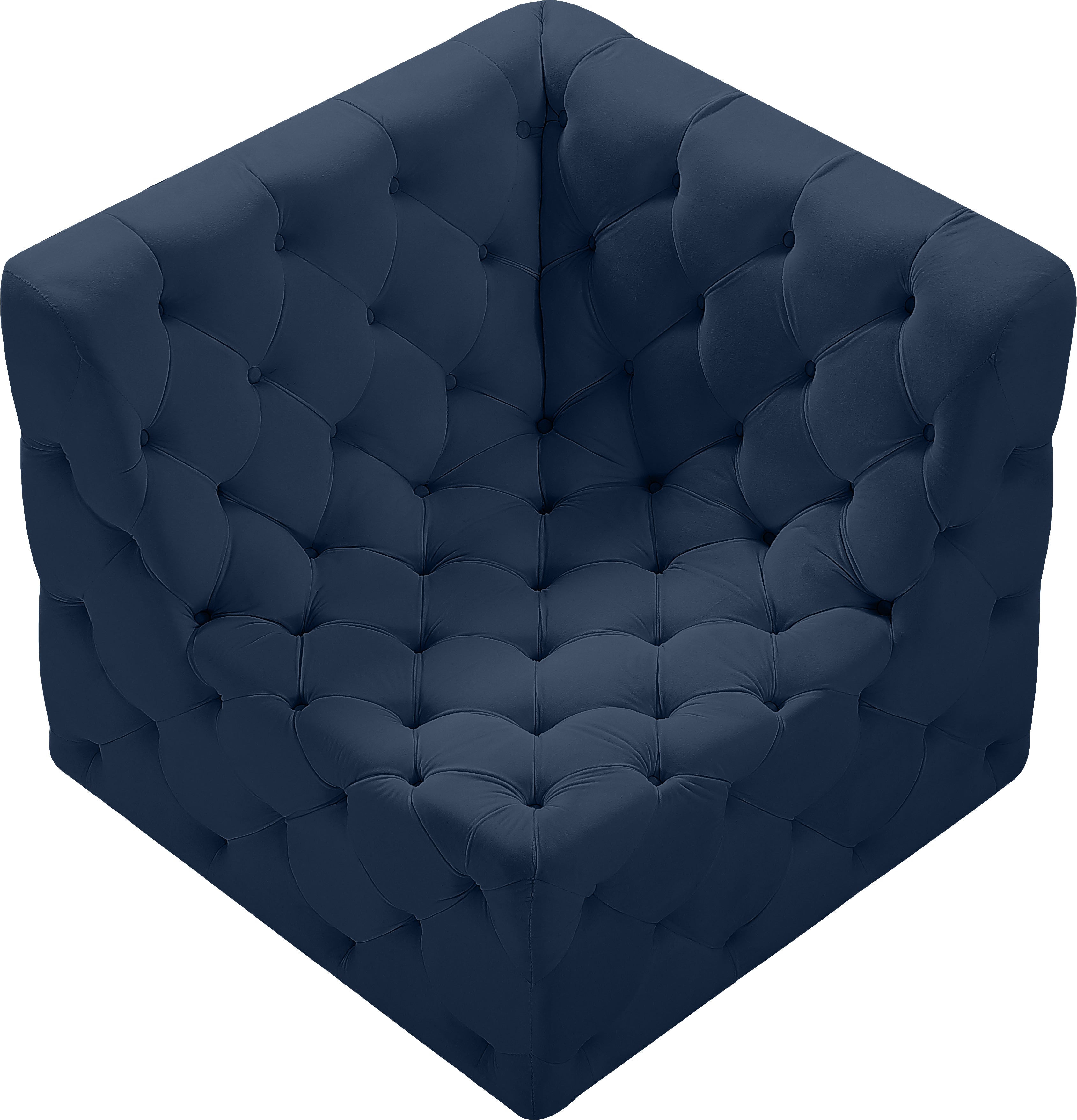 Fauteuil d'appoint rembourré en chenille Vivi