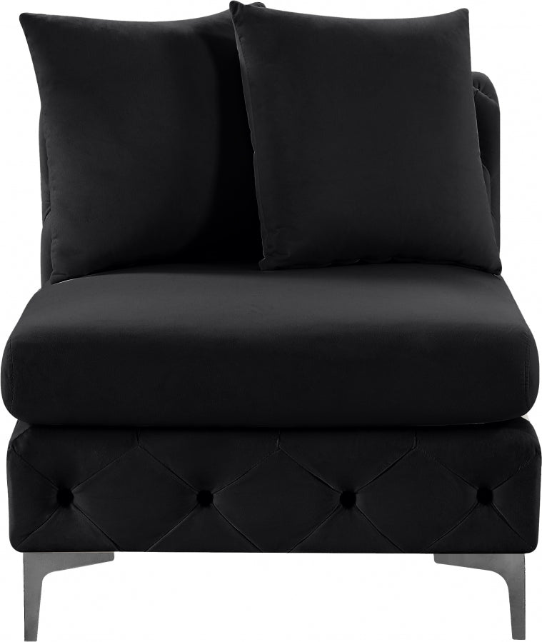 Fauteuil d'appoint rembourré en chenille Vivi