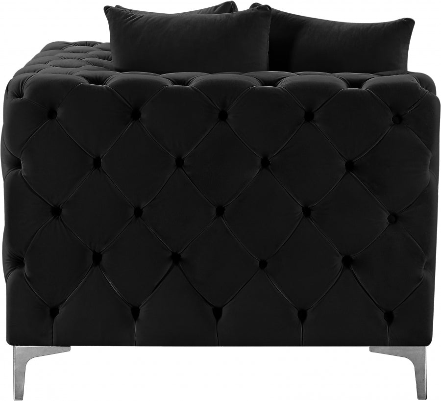 Tremblay Velvet Upholstered Corner Modular Chair
