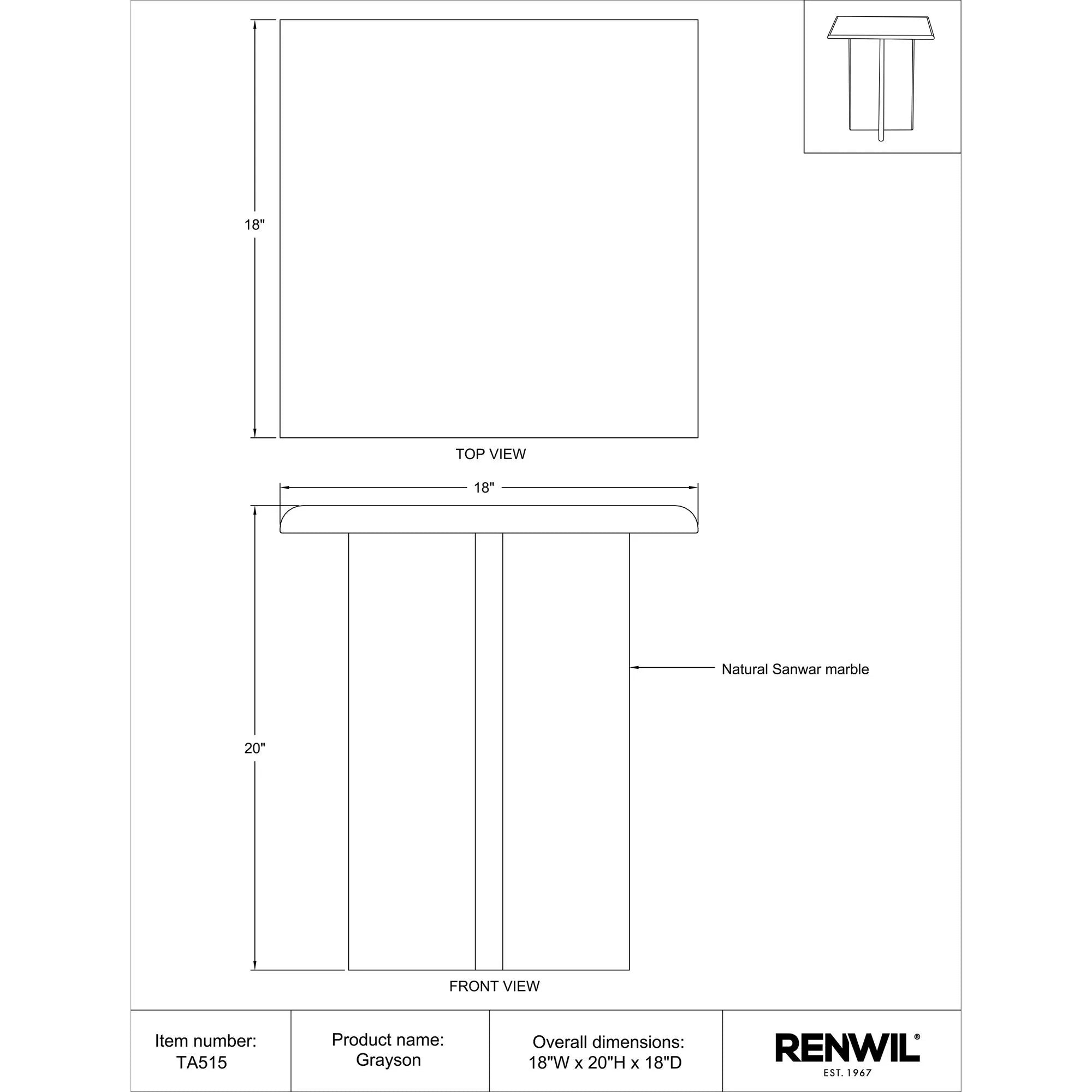 Grayson Side & End Table