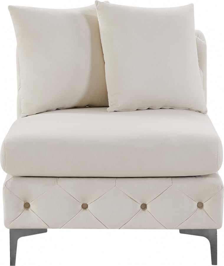 Fauteuil d'appoint rembourré en chenille Vivi