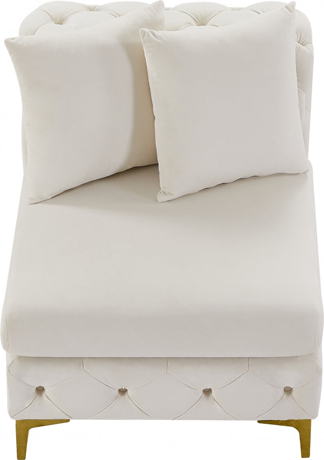 Fauteuil d'appoint rembourré en chenille Vivi