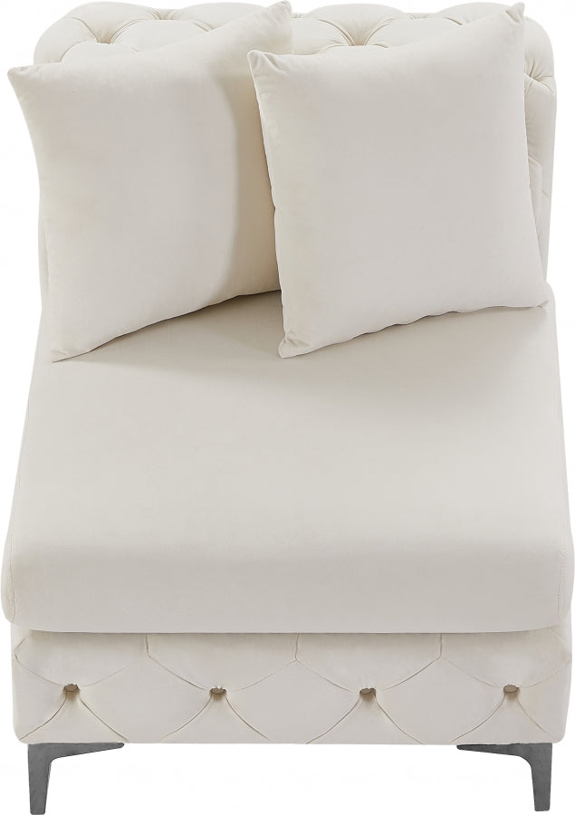 Fauteuil d'appoint rembourré en chenille Vivi
