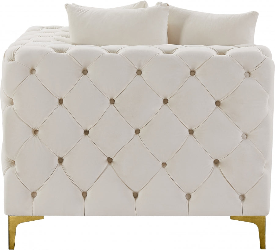 Tremblay Velvet Upholstered Corner Modular Chair