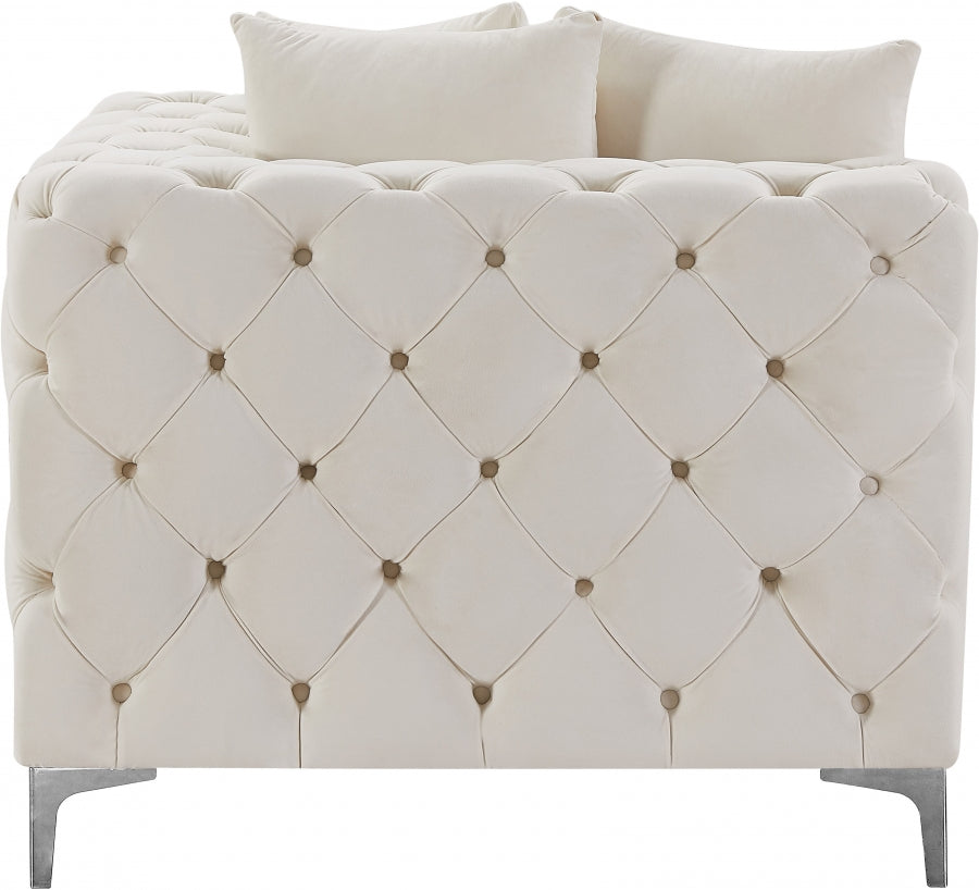Tremblay Velvet Upholstered Corner Modular Chair