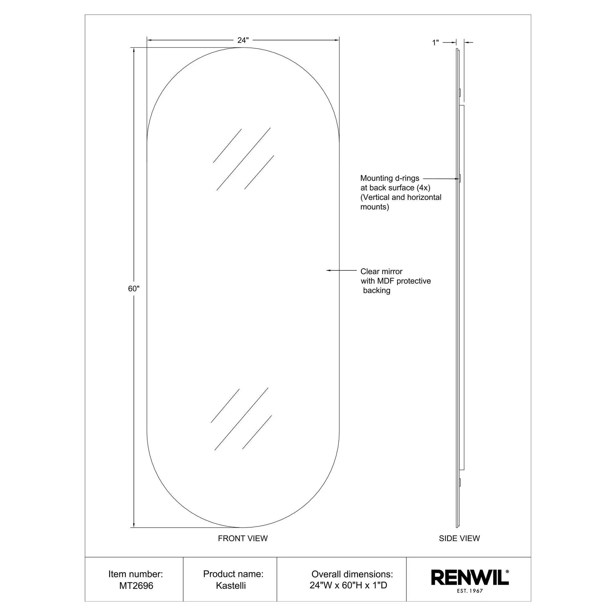 Kastelli Wall Mirror