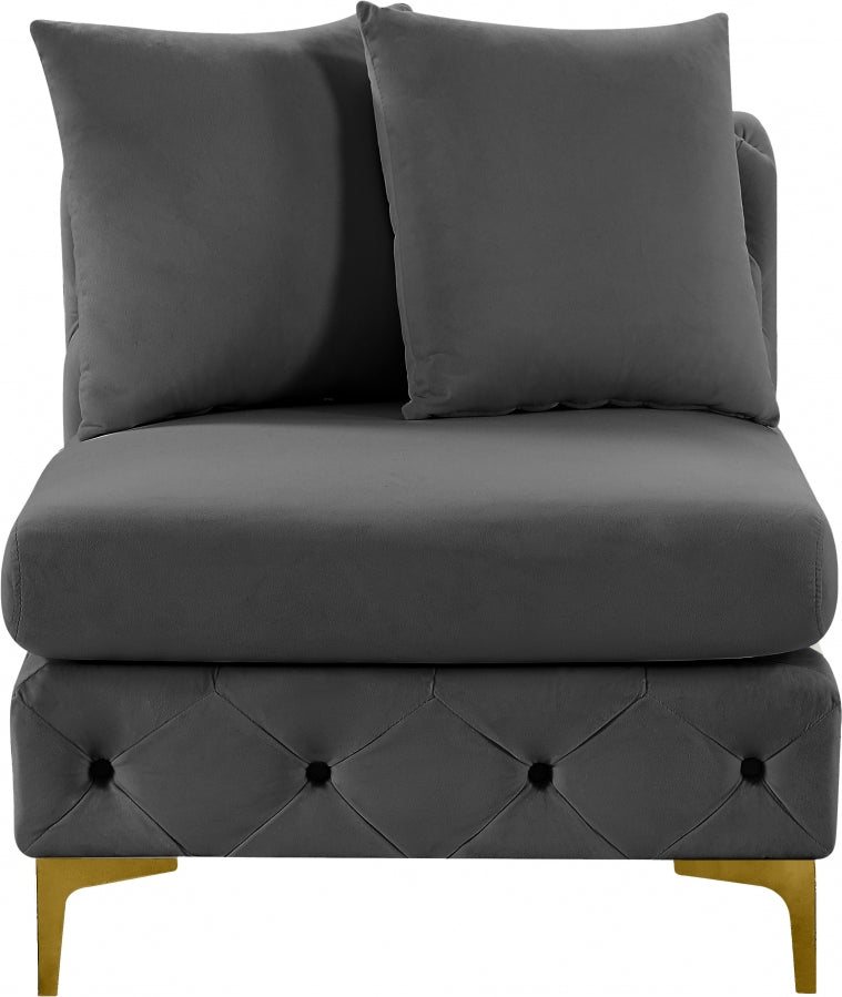 Fauteuil d'appoint rembourré en chenille Vivi